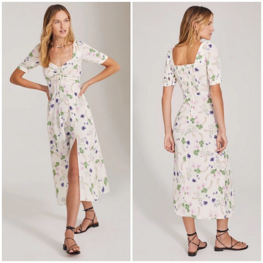 Favorite Daughter The Vineyard Dress ~ Spring Floral 8 Nwt